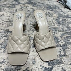 Vince Camuto
Reselm Quilted Leather Square Toe Mules